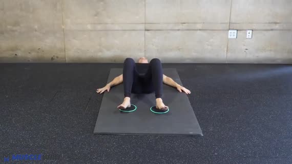 Hamstring curl online slider