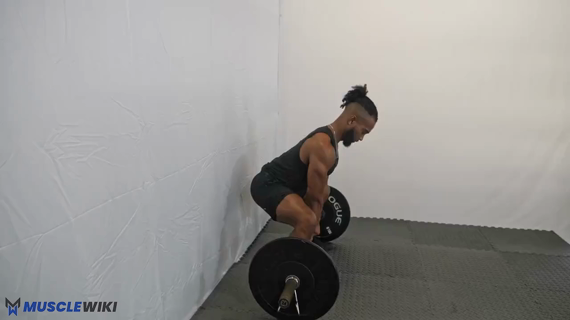 Barbell sumo deadlift instructions and video