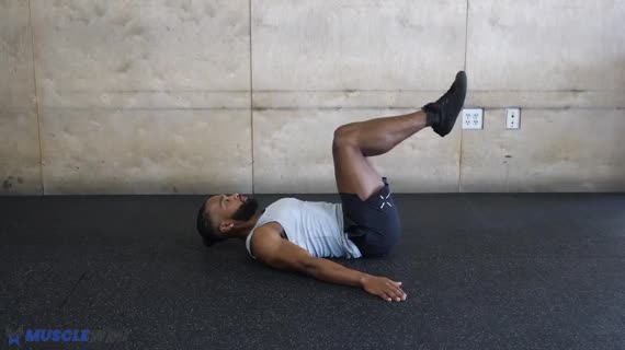 MuscleWiki Alternating Bent Leg Raise Abdominals