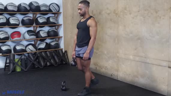 Kettlebell single leg discount deadlift