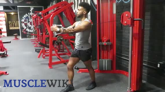 MuscleWiki Cable Pec Fly Chest