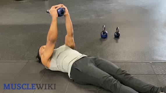 Single kettlebell chest online workout